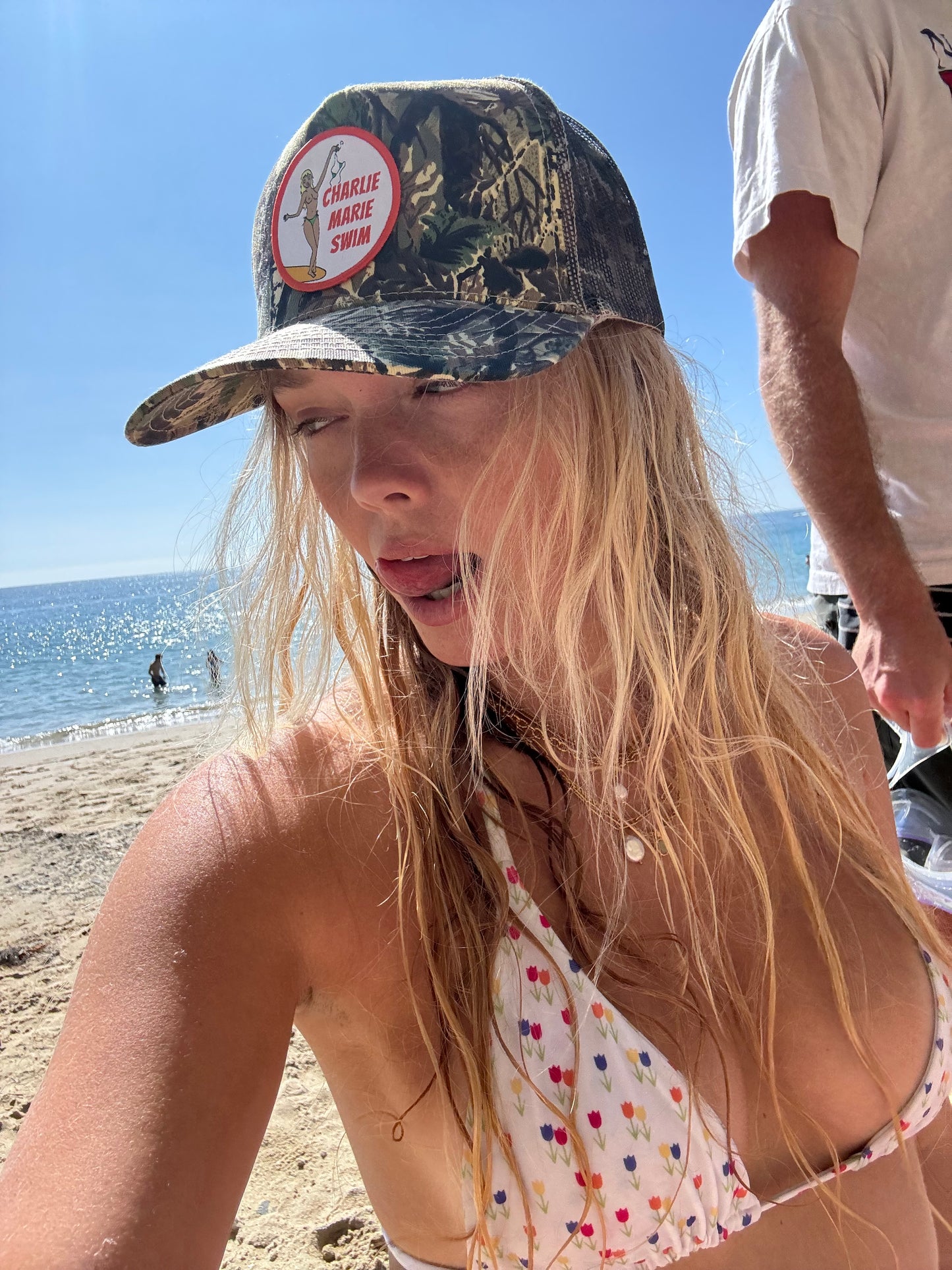 CAMO LOGO HAT