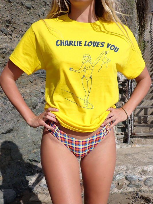 Cool Girl Yellow Logo Tee