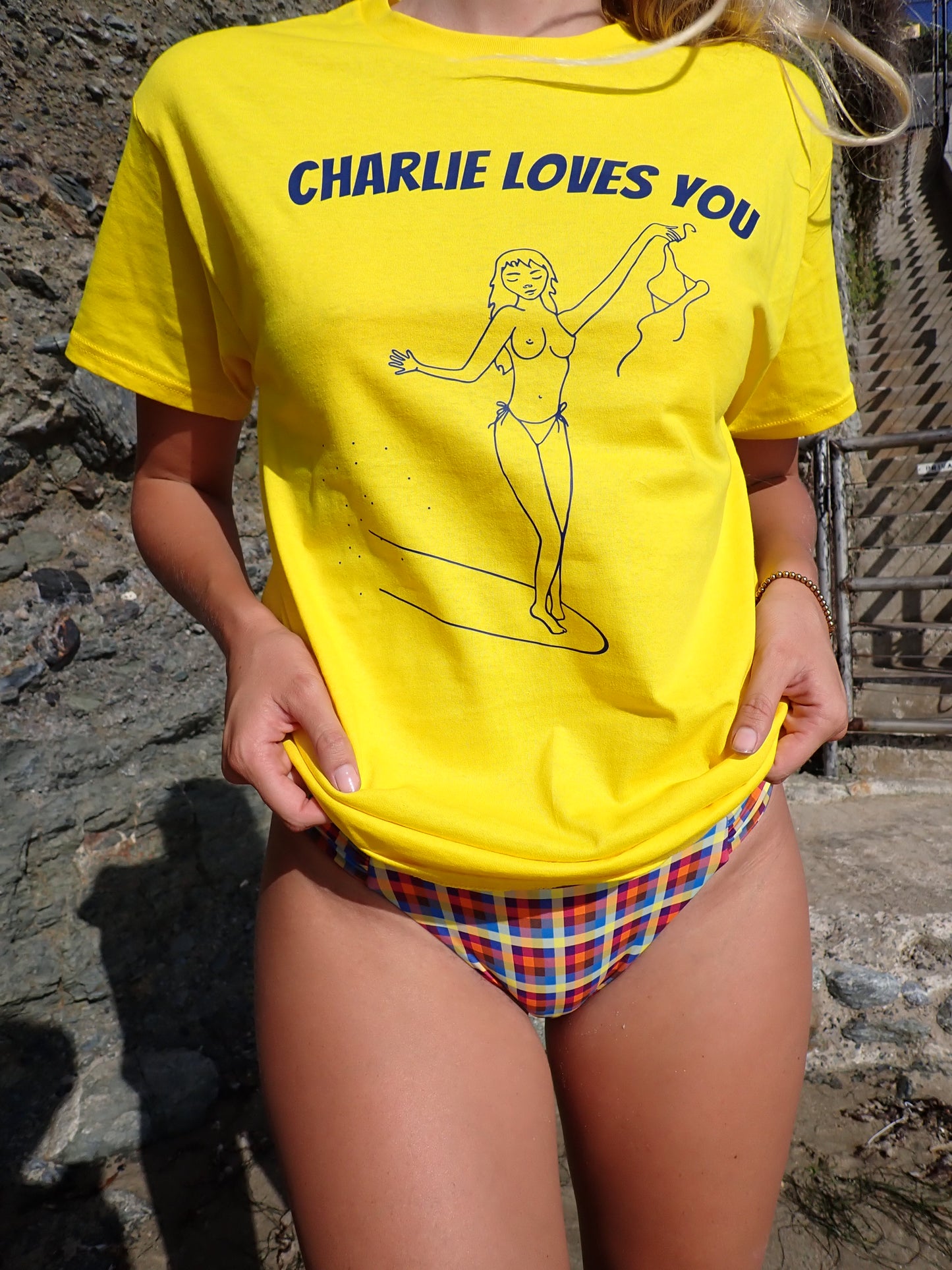 Cool Girl Yellow Logo Tee